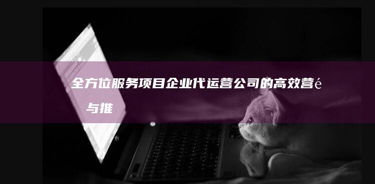 全方位服务项目：企业代运营公司的高效营销与推广解决方案